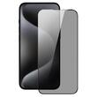 Folie iPhone 14 / iPhone 13 / iPhone 13 Pro Lemontti Glass Privacy Full Fit Nero