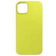 Lemontti Custodia Liquid Silicon MagCharge iPhone 14 Giallo (protezione a 360°, materiale pregiato, foderata in microfibra)
