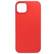 Lemontti Husa Liquid Silicon MagCharge iPhone 14 Rosu (protectie 360°, material fin, captusit cu microfibra)