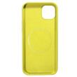 Lemontti Custodia Liquid Silicon MagCharge iPhone 14 Giallo (protezione a 360°, materiale pregiato, foderata in microfibra)