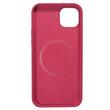 Lemontti Case Liquid Silicon MagCharge iPhone 14 Plus Rose (protection 360°, matière fine, doublée microfibre)