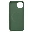 Custodia Lemontti Liquid Silicon MagCharge iPhone 14 Plus Verde (protezione a 360°, materiale pregiato, foderata in microfibra)