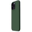 Lemontti Case Liquid Silicon MagCharge iPhone 14 Pro Vert (protection 360°, matière fine, doublée microfibre)