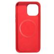 Custodia Lemontti Liquid Silicon MagCharge iPhone 14 Pro Rossa (protezione a 360°, materiale pregiato, foderata in microfibra)