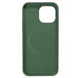 Lemontti Case Liquid Silicon MagCharge iPhone 14 Pro Vert (protection 360°, matière fine, doublée microfibre)