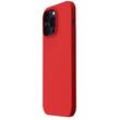 Custodia Lemontti Liquid Silicon MagCharge iPhone 14 Pro Rossa (protezione a 360°, materiale pregiato, foderata in microfibra)