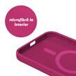 Lemontti Case Liquid Silicon MagCharge iPhone 15 Pro Pink (360°-Schutz, feines Material, gefüttert mit Mikrofaser)