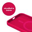 Lemontti Liquid Silicon MagCharge iPhone 15 Hülle Neon Pink (360° Schutz, feines Material, gefüttert mit Mikrofaser)