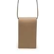 Urban Vanilla, Mini sac à bandoulière en cuir avec bandoulière Mini DOT, Beige