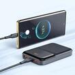 Accumulatore esterno Mcdodo Moon Series Mini display digitale 10000mAh, 22,5W, Nero