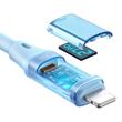 Cavo Mcdodo da tipo C a display digitale Lightning in silicone con ricarica rapida, 36 W, 1,2 m blu