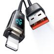 Cavo Mcdodo da USB a Display Lightning Spegnimento automatico, ricarica rapida, 1,2 m, nero