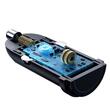 Mcdodo Chargeur Voiture 1xType-C Charge Rapide PD 30W, câble Type-C vers Lightning 1,2m Noir