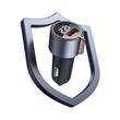 Mcdodo Chargeur de voiture double port 1x USB, 1x affichage numérique Type-C, charge rapide PD, 75W, noir