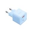 Mcdodo Chargeur réseau double port Type-C et USB-A dichromatique, charge rapide PD 33W, bleu