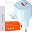 Mcdodo Netzwerk-Ladegerät, Dual-Port, USB-A und Typ-C, Nano-Serie, GaN-Schnelllade-PD, 33 W, Blau