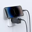 Mcdodo Chargeur réseau GaN5 Mini Pro Chargeur rapide 67W, Port 2xType-C+ 1xUSB-A, câble Type-C, 2 m, Noir