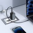 Mcdodo Chargeur réseau GaN5 Mini Pro Chargeur rapide 67W, Port 2xType-C+ 1xUSB-A, câble Type-C, 2 m, Noir