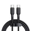 Mcdodo Chargeur réseau GaN5 Mini Pro Chargeur rapide 67W, Port 2xType-C+ 1xUSB-A, câble Type-C, 2 m, Noir