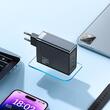 Port de chargeur réseau Mcdodo 2xType-C et 1xUSB-A GaN5 Pro Charge rapide 140W, noir