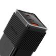 Mcdodo Netzwerk-Ladeanschluss 2xTyp-C und 1xUSB-A Dichromatisches GaN5 Mini, Schnellladung PD 67W, Schwarz