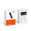 Mcdodo Set di adattatori e cavi, 1 custodia, 3 adattatori da USB-C a Lightning, microUSB, USB, 1 cavo USB-C, 1 scheda TF, 1 chiave per scheda SIM, Nero