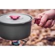Tourist pot en koekenpan, camping, aluminium, met toebehoren, set van 8 stuks, NEO