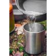 Tourist pot en koekenpan, camping, aluminium, met toebehoren, set van 8 stuks, NEO