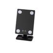 Cosmetic mirror, Verk Group, with LED, adjustable angle, 4xAA, different colors, 18.5x11x29.5 cm