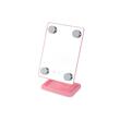 Cosmetic mirror, Verk Group, with LED, adjustable angle, 4xAA, different colors, 18.5x11x29.5 cm