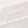 Organizer per cosmetici, plastica, 3 livelli, 2 cassetti, bianco, 30x25x34 cm, Springos