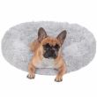 Cuccia morbida per cani/gatti, grigia, 90 cm