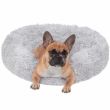 Cuccia morbida per cani/gatti, grigia, 80 cm