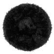 Cuccia morbida per cani/gatti, nera, 70 cm