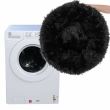 Cuccia morbida per cani/gatti, nera, 70 cm