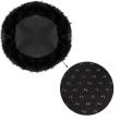 Cuccia morbida per cani/gatti, nera, 70 cm