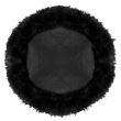 Cuccia morbida per cani/gatti, nera, 70 cm