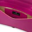 Urban Vanilla, Busta in pelle con coperchio con 12 cristalli grandi e manico con piccoli cristalli CIOCO SPARKLE, Rosa