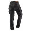 Jeans type work pants, NEO, Denim model, black, size XXL/56