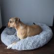 Cuccia morbida per cani/gatti, grigia, 100 cm