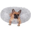 Cuccia morbida per cani/gatti, grigia, 100 cm