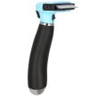 Spazzola, rifinitore, cura per cani e gatti, autopulente, blu e nero, 5 cm, Springos