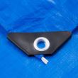 Wasserdichte Plane mit Ringen, 6x10 m, PE, 80 g/m2, 60 m2, Beorol