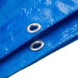Wasserdichte Plane mit Ringen, 6x10 m, PE, 80 g/m2, 60 m2, Beorol
