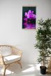Panou radiant electric decorativ TRIO, incalzire cu infrarosu 430W  termostat 2 trepte  model orhidee violet,  100 x 60 cm