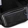Zaino da bicicletta pieghevole, ultraleggero, impermeabile, tasca per sistema di idratazione, 10 litri, West Biking, nero con grigio