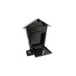 Cassetta postale, con spazio per giornali, nera, formato B6, 29,5x7,5x37,5 cm, Damech