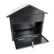 Cassetta postale, nera, formato C4, 43x12x39 cm, Damech