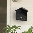 Cassetta postale, nera, formato C4, 43x12x39 cm, Damech