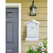 Cassetta postale, con spazio per giornali, bianco, formato B6, 23x7x37,5 cm, Damech
